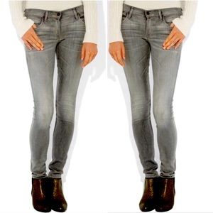 Citizens Humanity COH Avedon Skinny Jeans Gray 25 LOW RISE